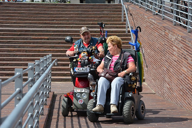 wheelchair and scooter